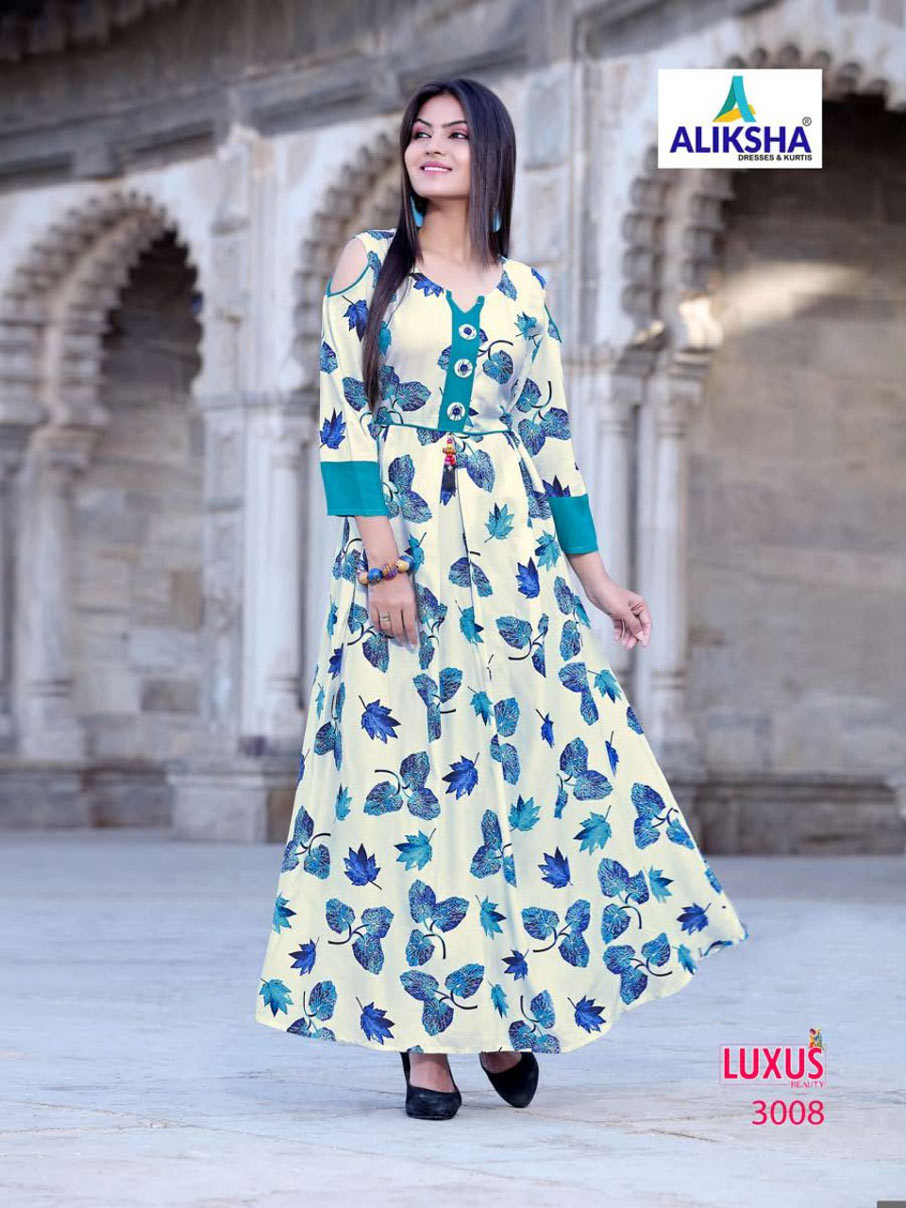 Luxus Beauty Vol-3 Aliksha Rayon Print Kurti Traders Luxus Beauty Vol-3 Aliksha Rayon Print Kurti Traders